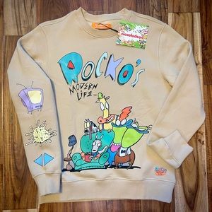 Rocko’s Modern Life Crewneck Sweater Nickelodeon
